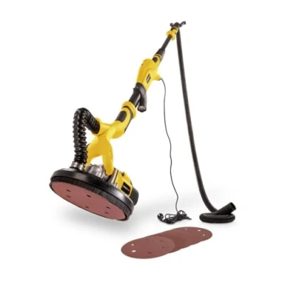 Afbeelding van Powerplus POWX04761 Telescopische langnekschuurmachine 710W Ø225mm Incl. 6x schuurpapier Voor plafond en muur