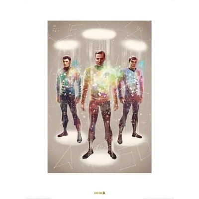 Afbeelding van Kunstdruk Star Trek Beam Me Up 50th Anniversary 60x80cm