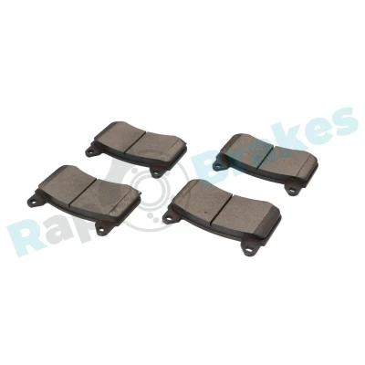 Afbeelding van RAP BRAKES R P1718 Remblokkenset Vooras Met akoestische slijtagewaarschuwing TESLA: Model 3, Y