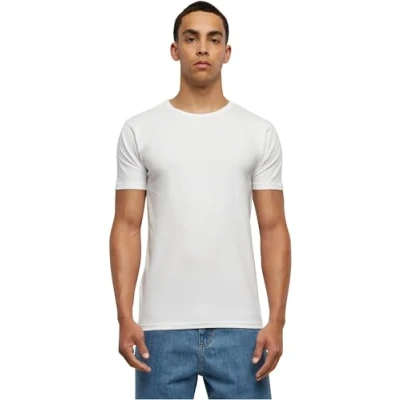 Afbeelding van Urban Classics Fitted Stretch TEE Tshirt basic, Heren, Maat: 5XL, White