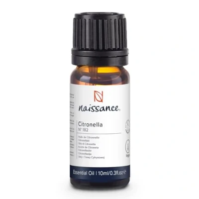 Afbeelding van Naissance Citronella Etherische Olie (nr. 182) 10 ml 100% Natuurlijke Schone voor Cosmetica, Aromatherapie, Geurlamp Geurolie Aroma Diffuser