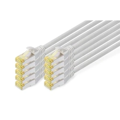 Afbeelding van Digitus DK 1644 A 020 10 RJ45 Netwerkkabel, patchkabel CAT 6A S/FTP 2.00 m Grijs 1 stuk(s)