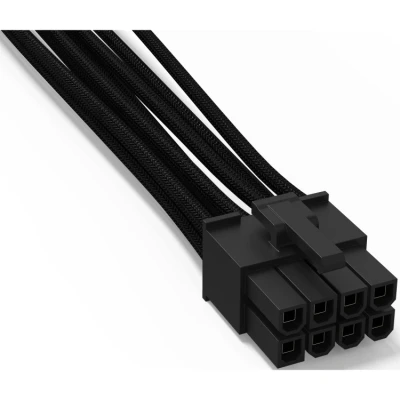 Afbeelding van BeQuiet Computer, Stroom Kabel [1x ATX stekker 8 polig 1x polig] 0.70 m Zwart