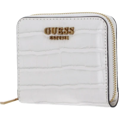 Afbeelding van GUESS Portemonnee Laurel SLG Small Zip Around Wallet Stone Beige
