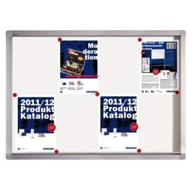 Afbeelding van Vitrine Binnen En Buiten 8xa4 Schrijfbord 700x980x45mm