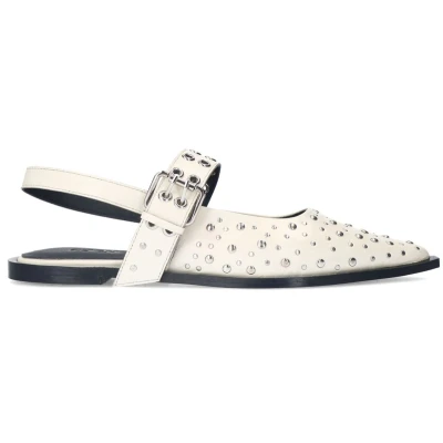 Afbeelding van Sacha Witte Klassieke Pumps (Maat 36, Leer)