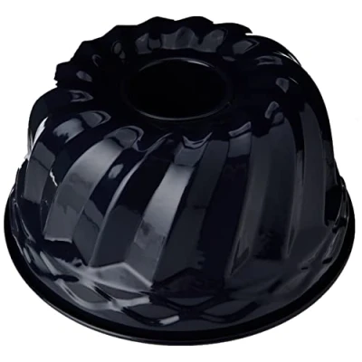 Afbeelding van Dr. Oetker tulbandvorm Ø 24, traditionele Emaille bakvorm voor heerlijke bundt cakes, cakevorm uit het premium assortiment “Back Liebe (Kleur: blauw), Aantal: 1