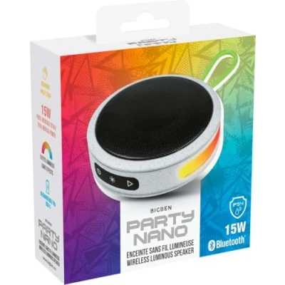 Afbeelding van Bigben Bluetooth Nano Party Portable Speaker Wit/Groen