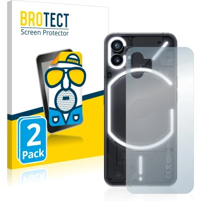 Afbeelding van BROTECT Screenprotector voor Nothing Phone (1) (Achterkant) Folie Beschermfolie matte (2 Stuks)