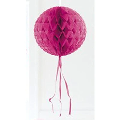 Afbeelding van Honeycomb bal magenta 30cm per stuk