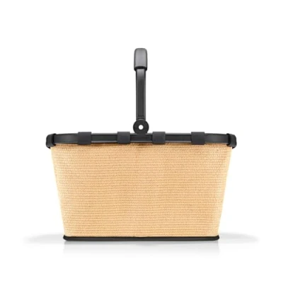 Afbeelding van Reisenthel Carrybag Boodschappenmand 22L Frame Raffia Black