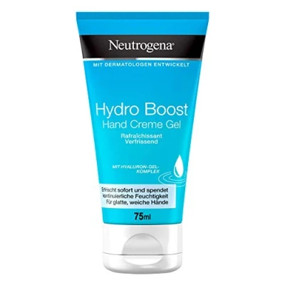 Afbeelding van Neutrogena Hydro Boost handcrème gel, verfrissende en onmiddellijk intrekkende gel met hyaluronzuur (3 x 75 ml)