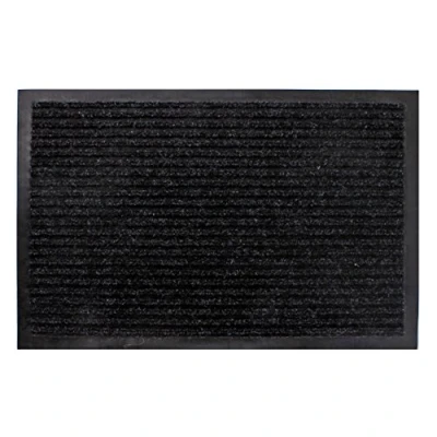 Afbeelding van Spetebo Schoonloopmat zwart 80 cm x 120 deurmat buiten
