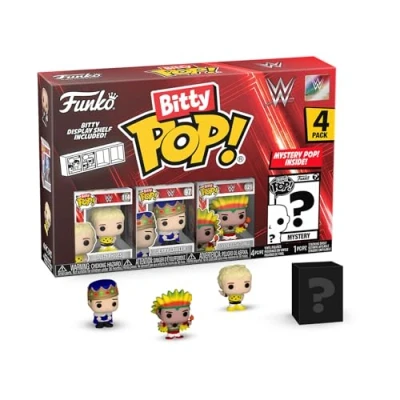 Afbeelding van Funko Pop! WWE Dusty Rhodes, Jerry Lawler, Ricky “The Dragon Steamboat &amp; Mystery Bitty Series 02