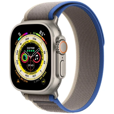 Afbeelding van Apple Watch bandje Origineel Nylon Meerkleurig Geschikt voor Series 1/2/3/4/5/6/7/8/9/10/SE / Ultra (2) 44/45/49 mm