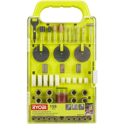 Afbeelding van Ryobi RAKRT155 115 delig Rotatietool Accessoire Set 5132004855