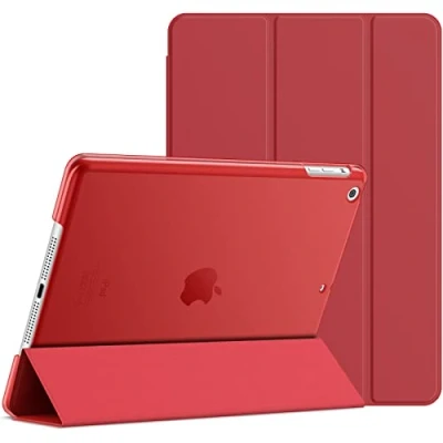 Afbeelding van JETech Hoes voor iPad Air 1e Generatie (NIET 2), Smart Cover Automatisch Wekken/Slapen (Rood)