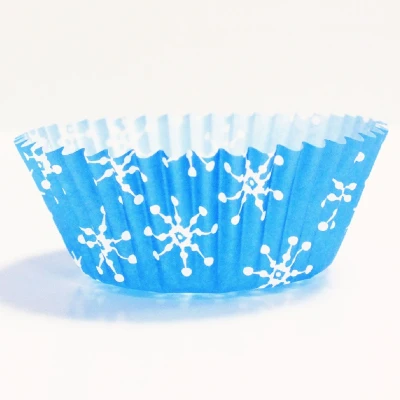 Afbeelding van Cupcake cups PME MINI Sneeuwvlokken 100 stuks