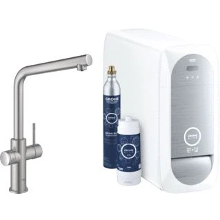 Afbeelding van GROHE Blue Home starterkit 1 gats keukenkraan met L uitloop