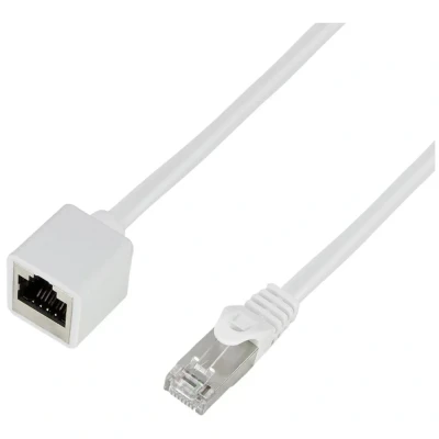 Afbeelding van LogiLink CQX061S, 3 m, Cat6a, S/FTP (S STP), RJ 45, Blanc