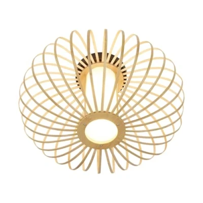 Afbeelding van BRILONER Plafondlamp 3759011 E27 fitting Bamboe Gloeilamp niet inbegrepen 40 x 25,5 cm Natuurlijk