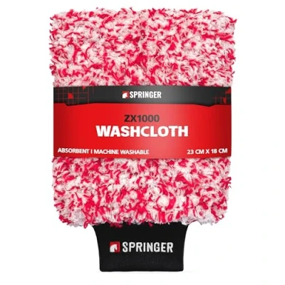 Afbeelding van SPRINGER ZX1000 Auto Washandschoen Wasglove 100% krasvrij en Zacht voor oppervlakken zeer absorberend Microvezel reinigingshandschoen Waspons auto, motorfiets, enz.