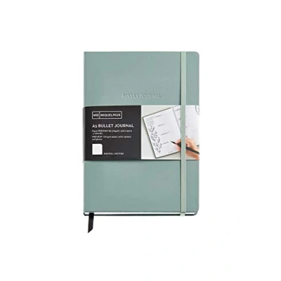 Afbeelding van Miquelrius Notitieboek met harde kaft, vinyl, A5, 148 x 210 mm, 192 pagina&#039;s, 100 g/m², groen