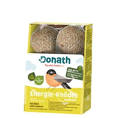 Afbeelding van Donath 12011 Energiebol Insecten mezenbol in een bio netje 100g per bol de voor fijnproevers waardevol vogelvoer alle seizoenen, 600 gram