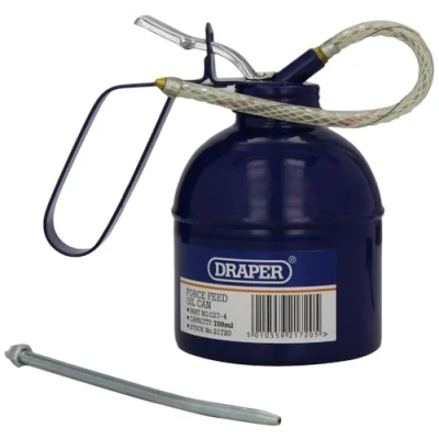Afbeelding van Draper 21720 Force Feed Oil Can, 700ml, Blauw