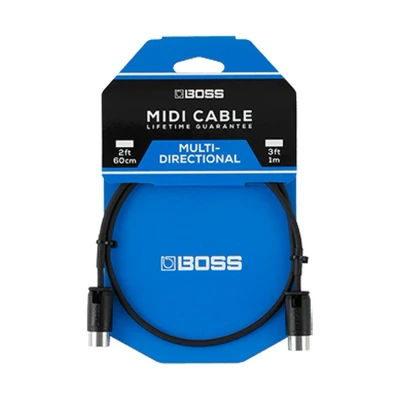 Afbeelding van Boss BMIDI PB2 MIDI kabel 5 pins multi directioneel 60cm