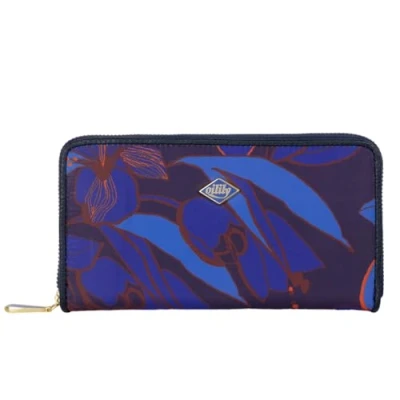Afbeelding van Oilily Zoey Portemonnee Dames Ritssluiting Blauw One Size