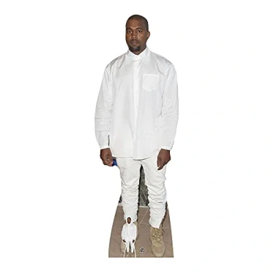 Afbeelding van Star Cutouts Ltd CS645 Levensgroot karton uitgesneden Kanye West, veelkleurig, 173 x 60 cm