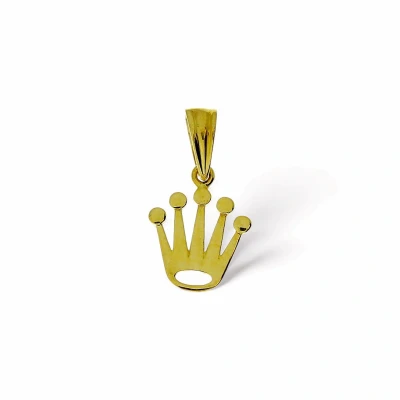 Afbeelding van Gouden Kroon Hanger 14 karaats