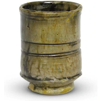 Afbeelding van Tamegroute Vaas Mosterd Ø 12 x 16cm