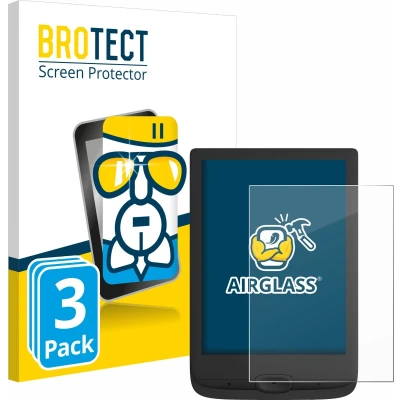 Afbeelding van BROTECT Screenprotector voor PocketBook Basic Lux 4 Folie Beschermfolie Beschermglas transparant (3 Stuks)