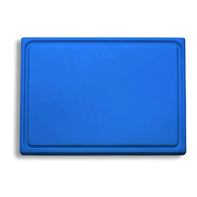 Afbeelding van F. DICK snijplank, sapgoot (kunststof blauw, 265x325x18 cm, aan beide zijden bruikbaar, HACCP), kunststof