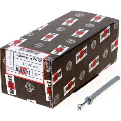 Afbeelding van Kelfort Spijkerpluggen Platkop 8.0X100