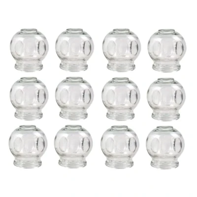 Afbeelding van Glazen koppen (vuurkorften) (12 stuks, 7,5 cm)