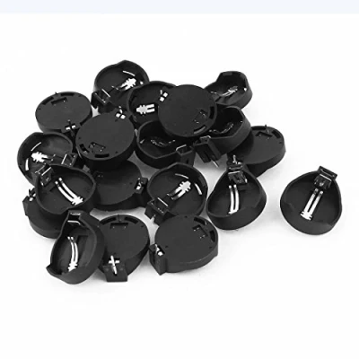 Afbeelding van Lulaxy 3V CR2032 CR2025 knoopcellen batterijhouder zwart 20 stuks