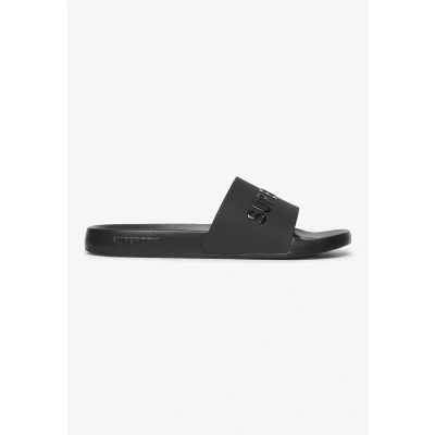 Afbeelding van Superdry Vrouwen Vegan Badslippers met Logo Zwart Grootte: 7 8