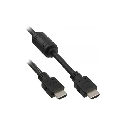 Afbeelding van InLine® HDMI kabel, High Speed HDMI® M/M, zwart, met ferrietkernen, 5m