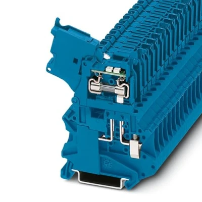 Afbeelding van Phoenix Contact UT 4 HESILED 24 (5X20) BU 3046537 Zekeringsdoorvoerklem 0.14 mm² 6 Blauw 50 stuk(s)
