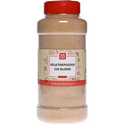 Afbeelding van Van Beekum Specerijen Gelatinepoeder 220 Bloom Strooibus 600 gram