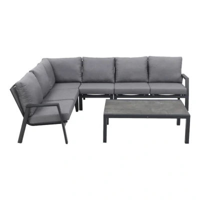Afbeelding van Azoren/Atlanta loungeset antraciet links &amp; rechts