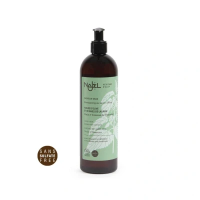 Afbeelding van Najel Aleppo shampoo vet haar bio 500 ml