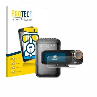 Afbeelding van BROTECT Glas Screen Protector voor DJI Mic 2 (Receiver) Schermbeschermer [9H Hardheid, Beschermglas Folie niet Gehard Glas]
