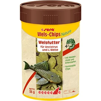 Afbeelding van Sera Wels Chips nature 100ml vissenvoer