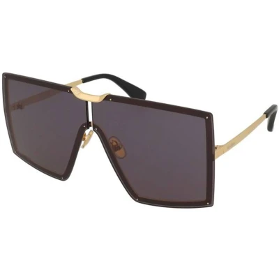 Afbeelding van Max Mara Donna MM0117 30A Occhiali da sole Metallo Oro Fumo Maschera Normale