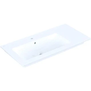 Afbeelding van Villeroy &amp; Boch Venticello meubelwastafel wasbak links wit ceramic+