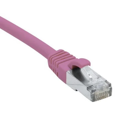 Afbeelding van Netwerkkabel DEXLAN RJ45 CAT 6 S/FTP LSOH SNG roze 2 m